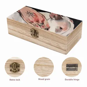 Dog Wooden Storage Box