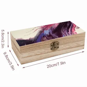 Purple Horse Wooden Storage Box