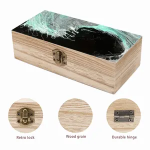 Midnight Wave Wooden Storage Box