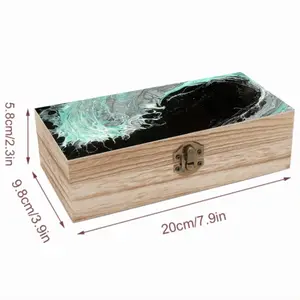 Midnight Wave Wooden Storage Box