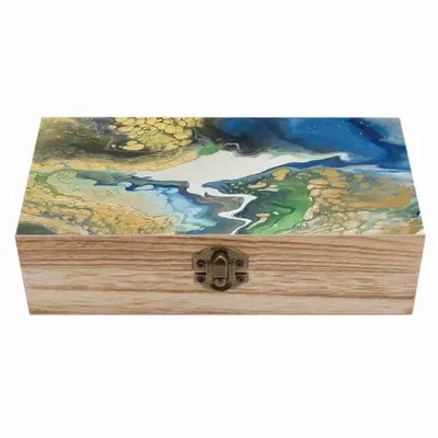 Planet Earth Wooden Storage Box