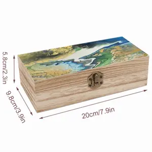 Planet Earth Wooden Storage Box