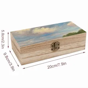 Countryside Landscape Wooden Storage Box