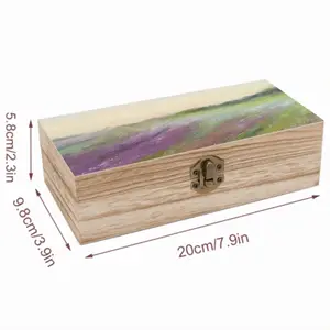 Lavender Field Wooden Storage Box