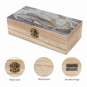 Interior Scene Wooden Storage Box