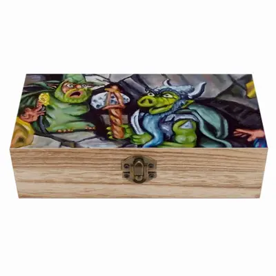 Confrontation Wooden Storage Box