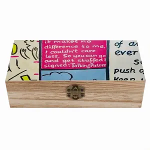 Art Iis Dead Wooden Storage Box