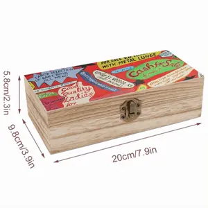 Smart Ad Wooden Storage Box