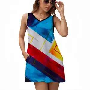 The Grexit Sleeveless Frock With Pocket