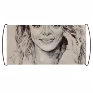 Rihanna Portrait Hand Waving Flag