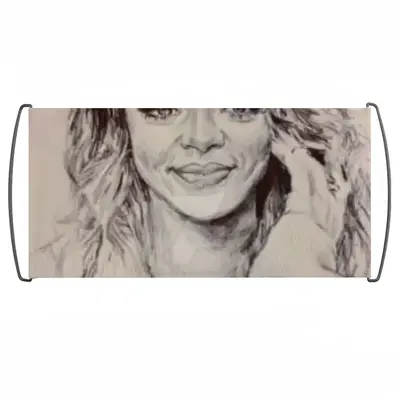 Rihanna Portrait Hand Waving Flag