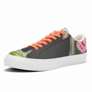 Men Floral Night Low Top Canvas Shoes