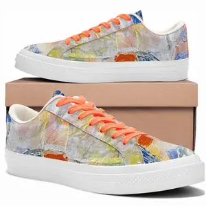 Men Mixed Media 2 Low Top Canvas Shoes