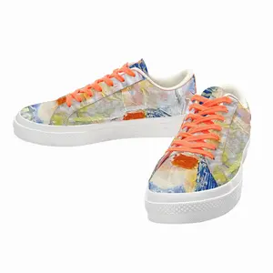 Men Mixed Media 2 Low Top Canvas Shoes