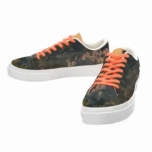 Men Golden Sunset Low Top Canvas Shoes