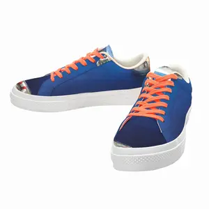 Men Lost Over Time Low Top Canvas Shoes