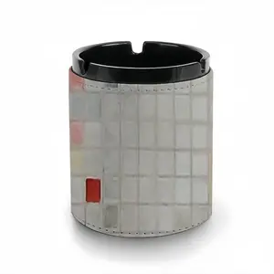 Grid 3 (Pastel) Leather Ashtray