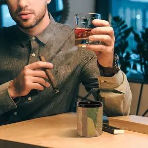 Recollection Of An Absent Being Leather Ashtray