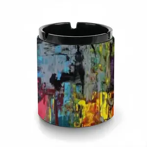 The Night Full Of Lights Leather Ashtray