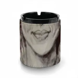 Rihanna Portrait Leather Ashtray