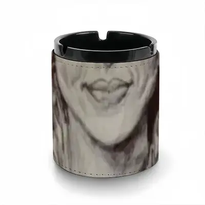 Rihanna Portrait Leather Ashtray