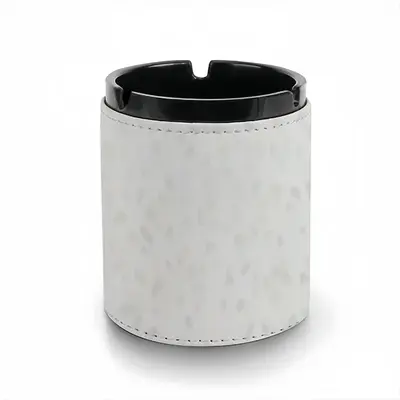 Bloomers White Leather Ashtray