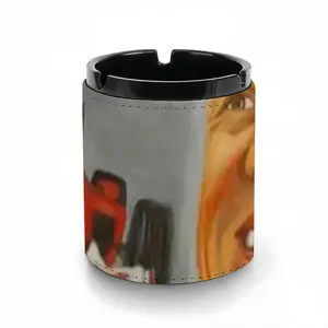 Michael Leather Ashtray