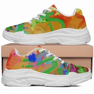 Men Digital Flowers Chunky Sneakers