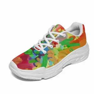 Men Digital Flowers Chunky Sneakers