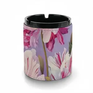 The Kingdom Of Peonies Leather Ashtray