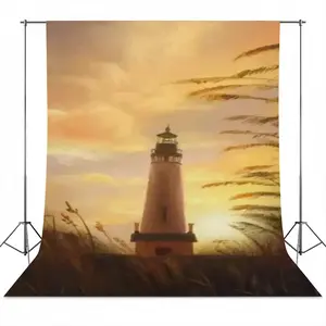 The Shine Of Lighthouse Outside Photography Cloth