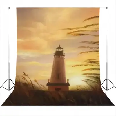 The Shine Of Lighthouse Outside Photography Cloth