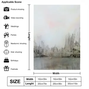 Megacity And Seagull Photography Cloth