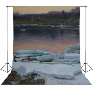 Ice Drift Twilight Photography Cloth