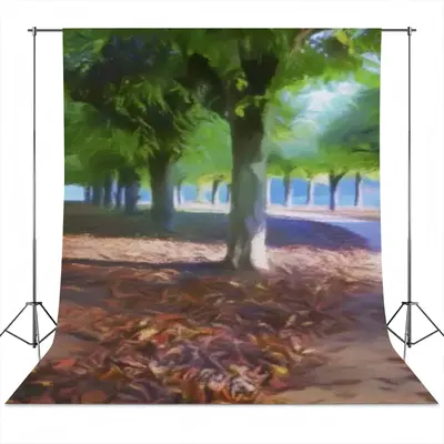 Waterfront Trees Alley Photography Cloth