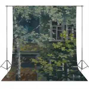 The Overgrown Old House Photography Cloth