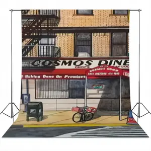 Cosmos Diner New York City Photography Cloth