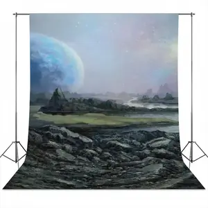 Outer Space Landscape Photography Cloth