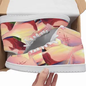 Men Red Sea Sunset HD1 Baskerball Sneakers