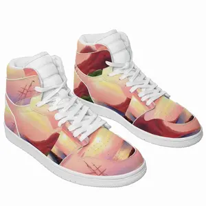 Men Red Sea Sunset HD1 Baskerball Sneakers