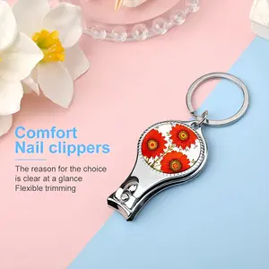 Three Red Flowers Nail Cutters