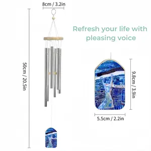 True Blue Wind Chime