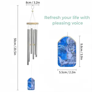 Drawing Ink - Blue Diva Wind Chime