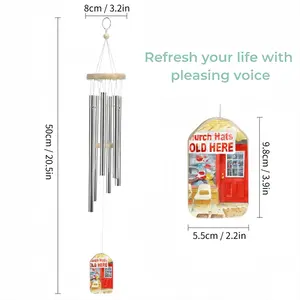 Church Hats Sold Here Wind Chime