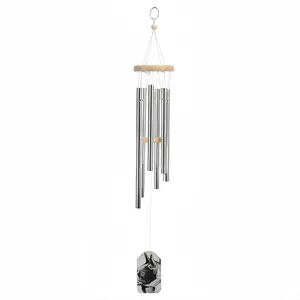 Boston Terrier With A Leash Wind Chime