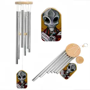 Icon Of Alien Enki Wind Chime