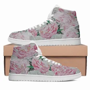 Men Large Peony Palette Knife HD1 Baskerball Sneakers