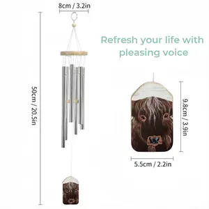 Bull - Red Bull Taurus Animals Buffalo Wild Wind Chime