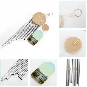 Sunrise Lake With Reeds Wind Chime