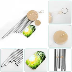 Green Fireworks Wind Chime